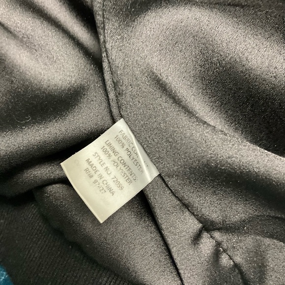 Dolce Cabo Floral Zipper Jacket Black Pink Red Embroidered Size-Medium-Large - Picture 5 of 9